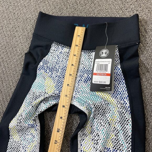 UA Under Armour Compression Leggings Womens Size XS Heat Gear Graphic Leggings - Picture 4 of 12